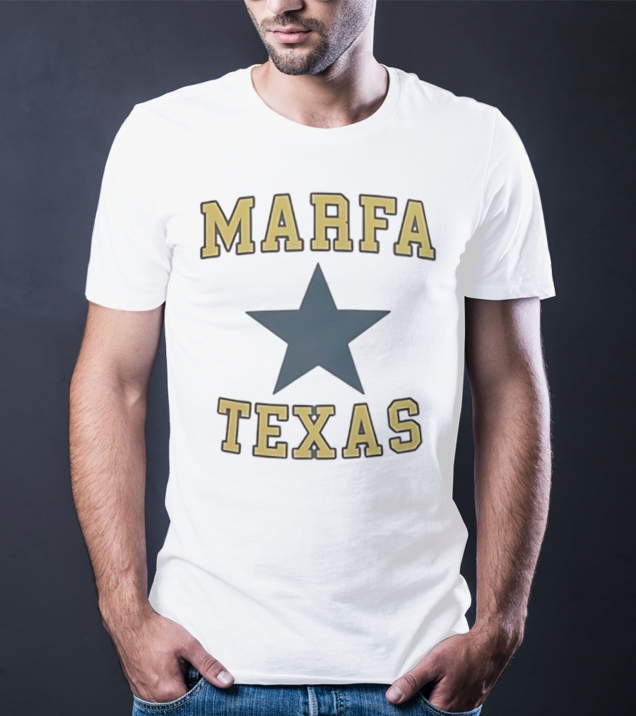 Jensen Ackles Marfa Texas Star Vintage Aesthetic T-Shirt