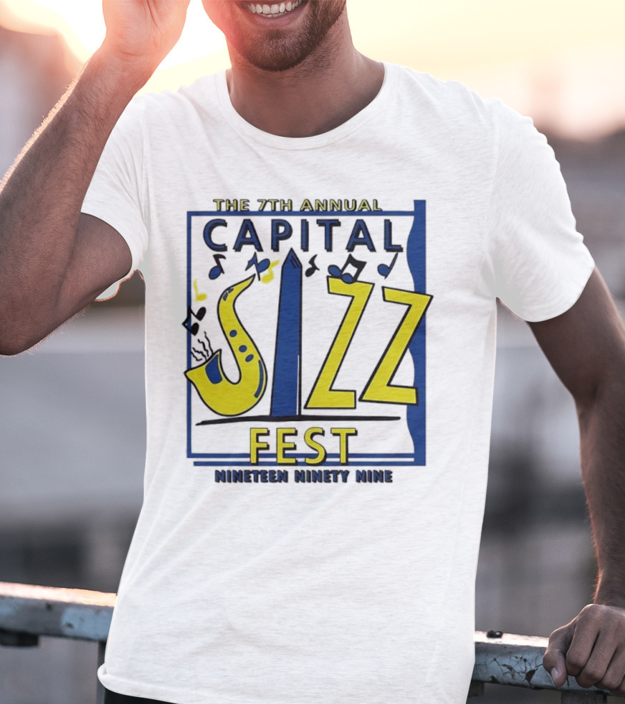 The 7th Annual Capital Jazz Fest June Nineteen Ninety Nine Music Event T-Shirt