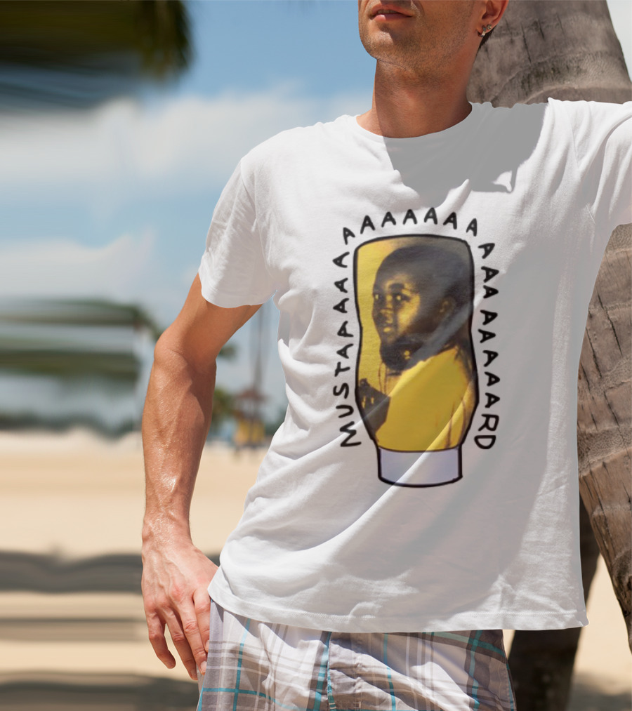 10 Summers Mustaaaaaaaaaaard DJ Mustard Youthful Portrait T-Shirt