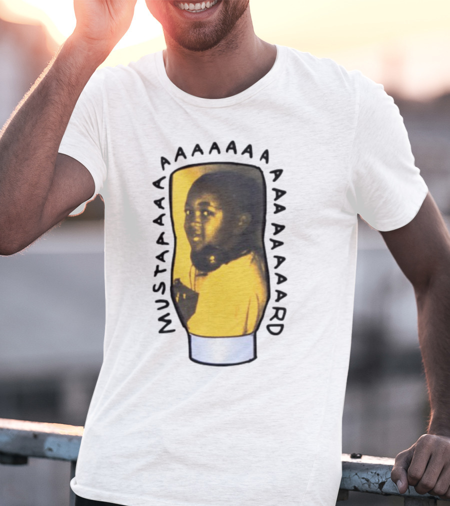 10 Summers Mustaaaaaaaaaaard DJ Mustard Youthful Portrait T-Shirt