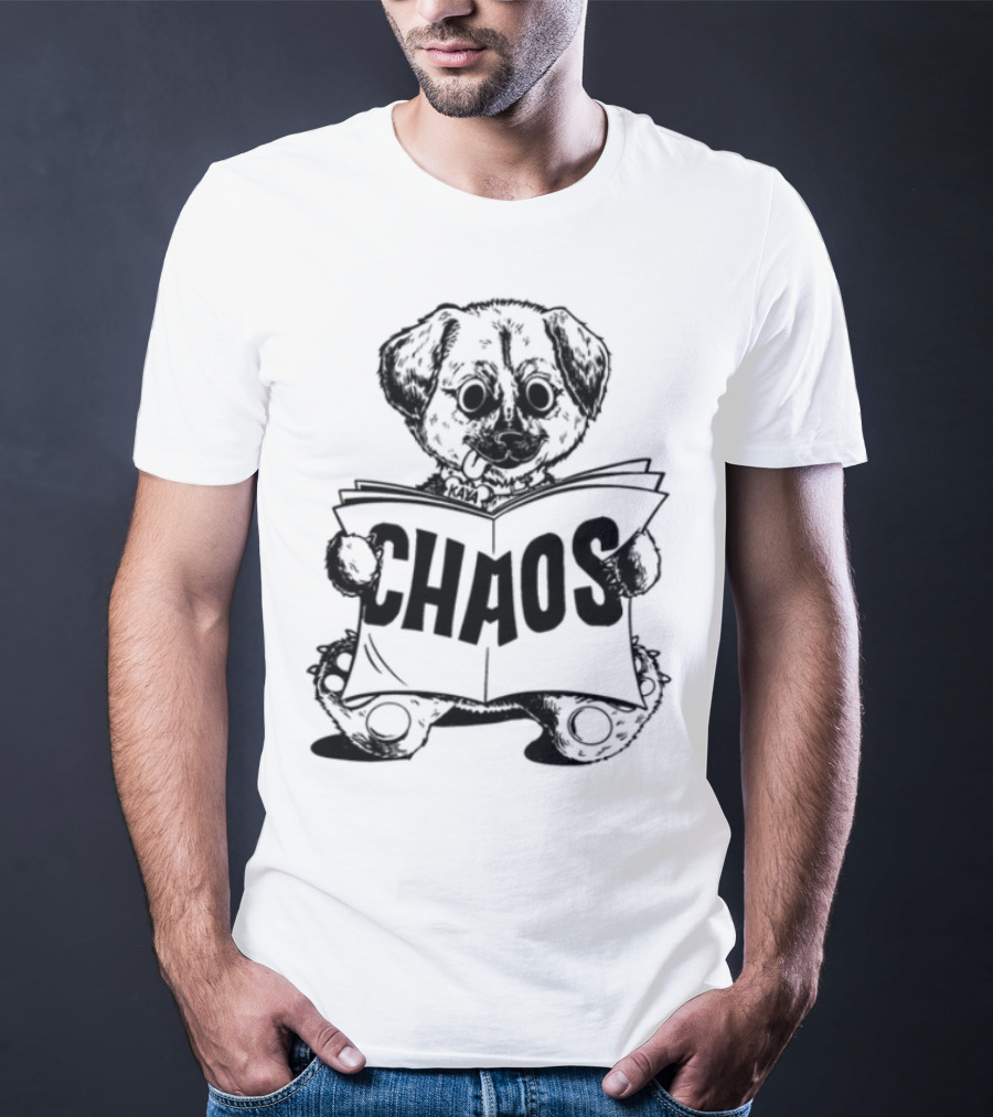 Chaos Reading Teddy Bear T-Shirt