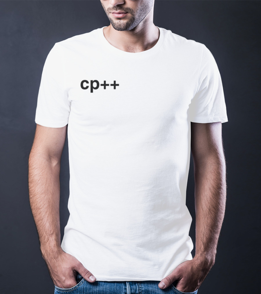 Cp++ Programming Humor Tech Nerd Icon T-Shirt