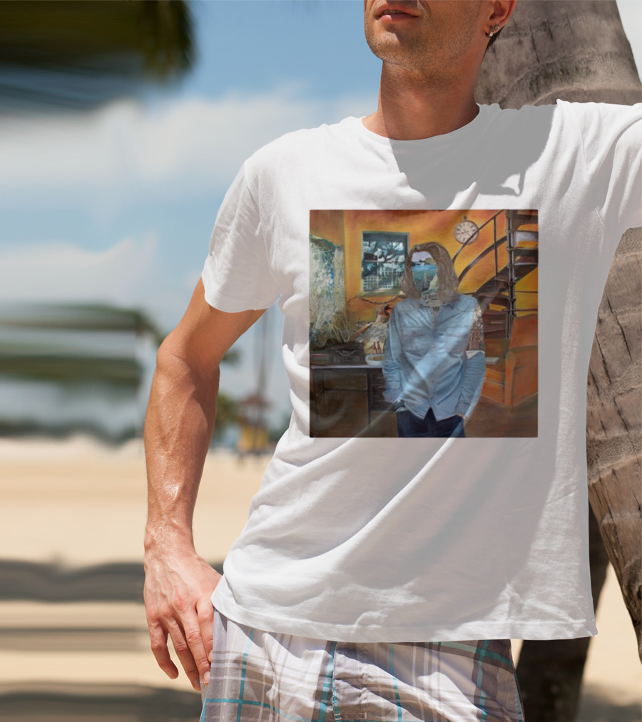 Hozier Album 10 Year Anniversary Surreal Collage Art Blue T-Shirt