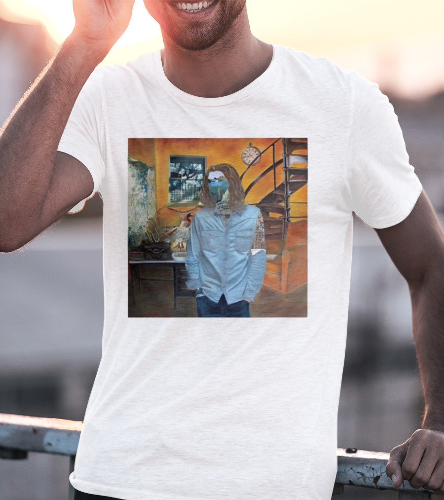 Hozier Album 10 Year Anniversary Surreal Collage Art Blue T-Shirt