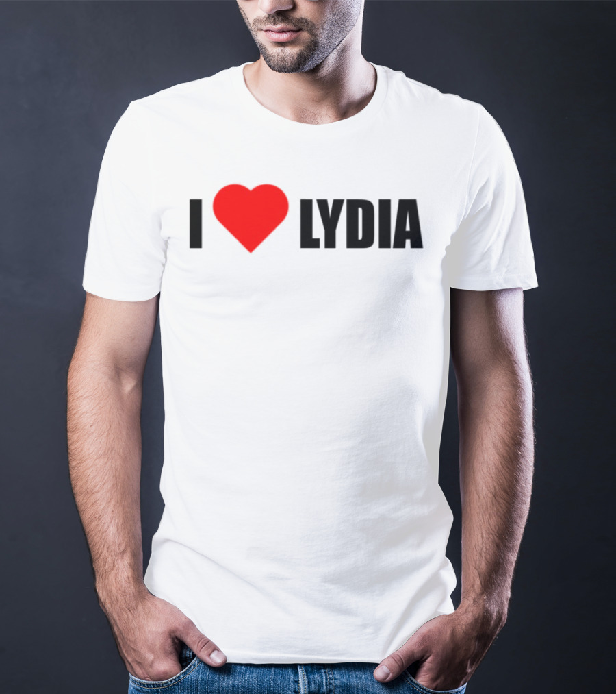 I Love Lydia Heart Symbol Expression T-Shirt