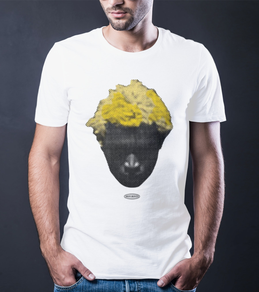 Mon Rovia Boy Yellow Hair Pop Art Style T-Shirt