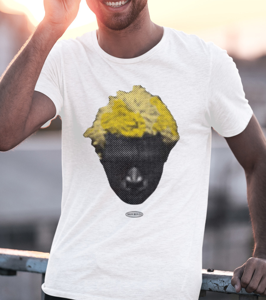 Mon Rovia Boy Yellow Hair Pop Art Style T-Shirt