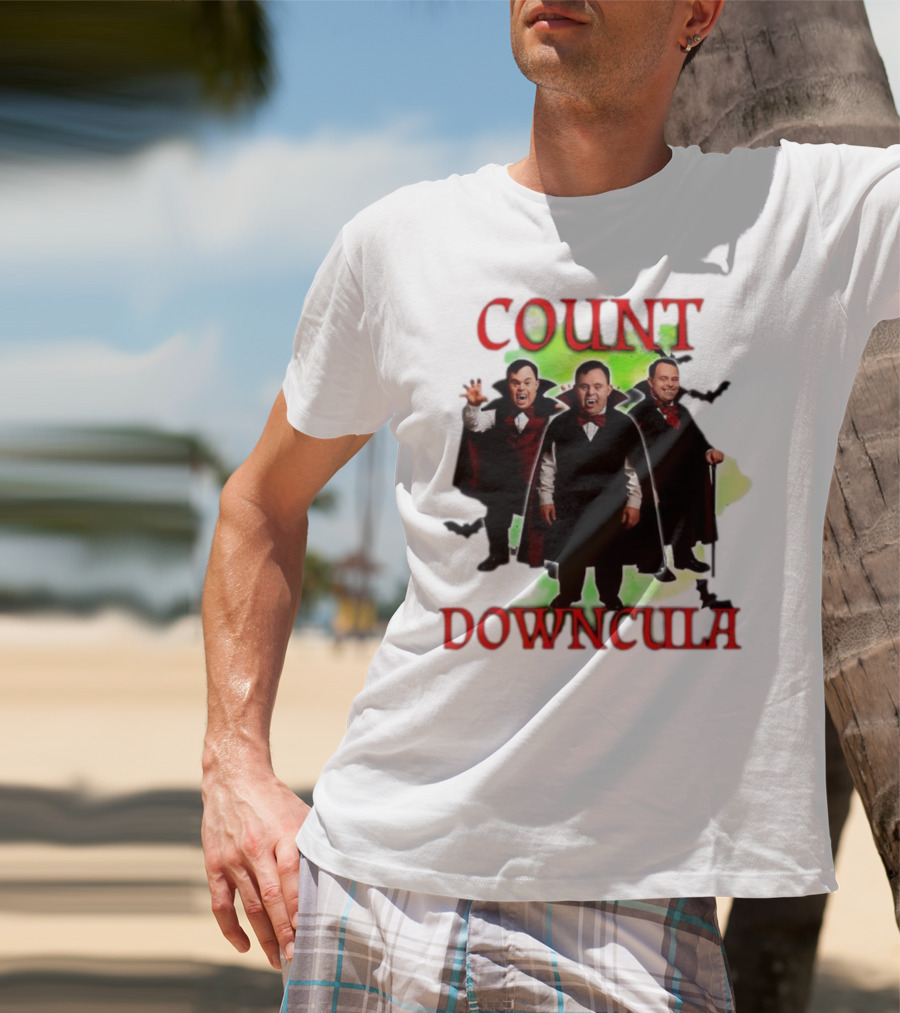 Count Downcula Halloween Vampire Costume Trio T-Shirt