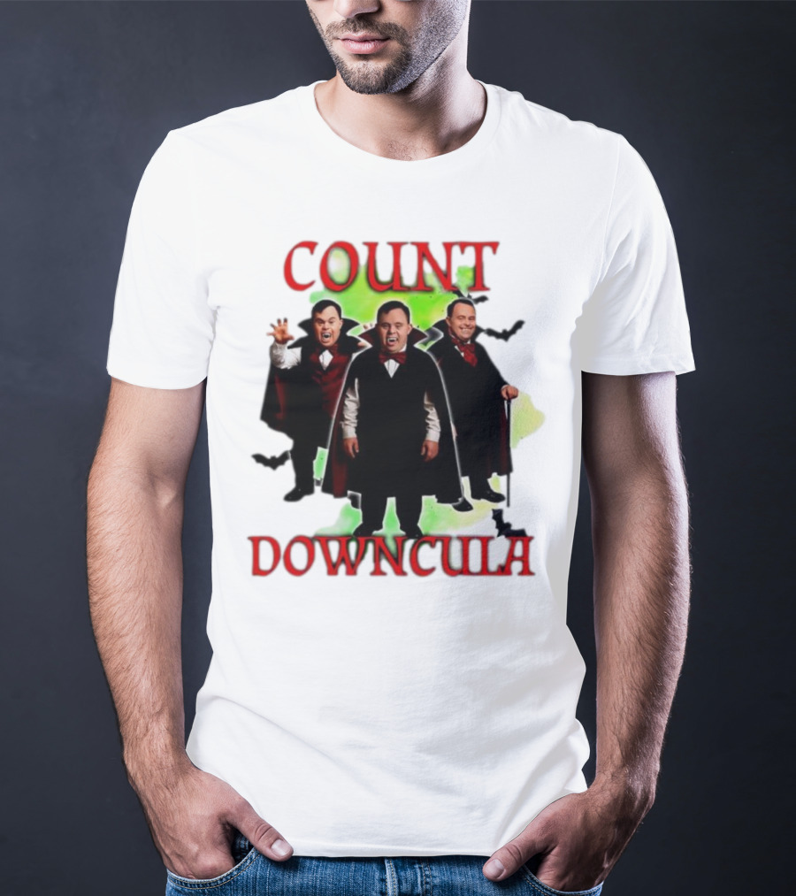 Count Downcula Halloween Vampire Costume Trio T-Shirt