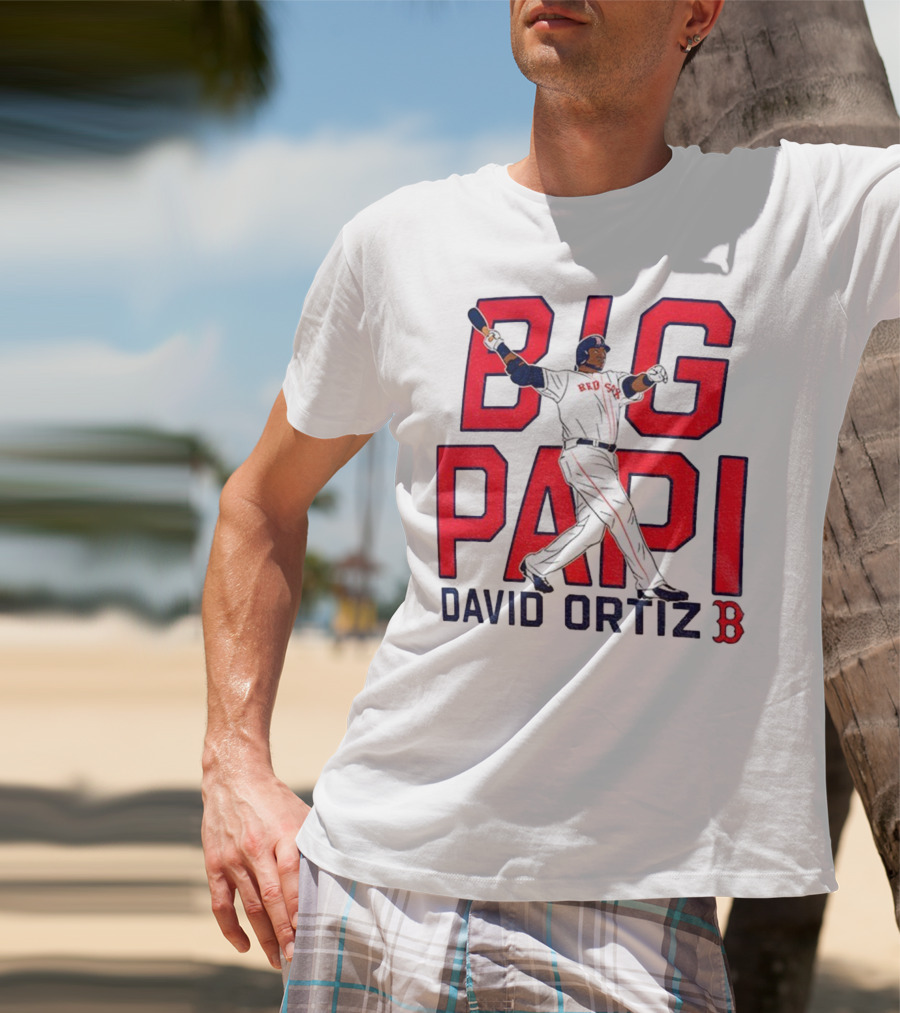 Boston Red Sox Big Papi David Ortiz MLB 2025 T-Shirt