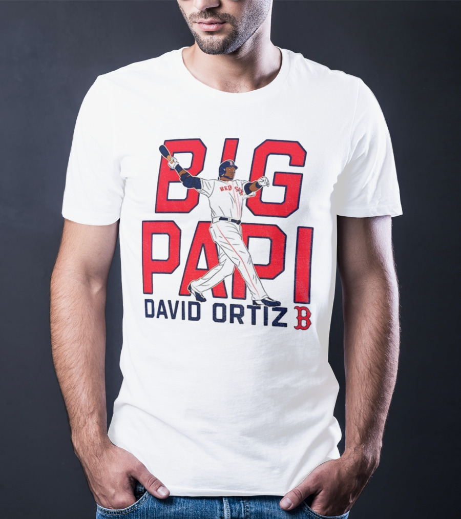 Boston Red Sox Big Papi David Ortiz MLB 2025 T-Shirt