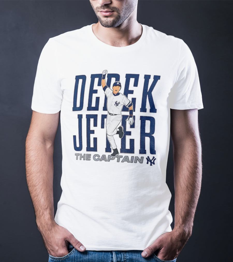 Derek Jeter The Captain New York Yankees MLB Baseball T-Shirt