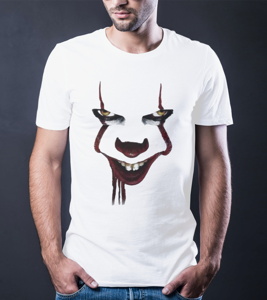 Pennywise Clown Face Halloween IT Movie T-Shirt