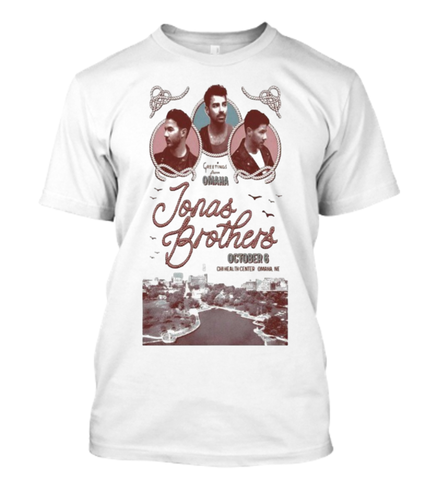 Jonas Brothers October 6 Chi Health Center Omaha NE Event T-Shirt