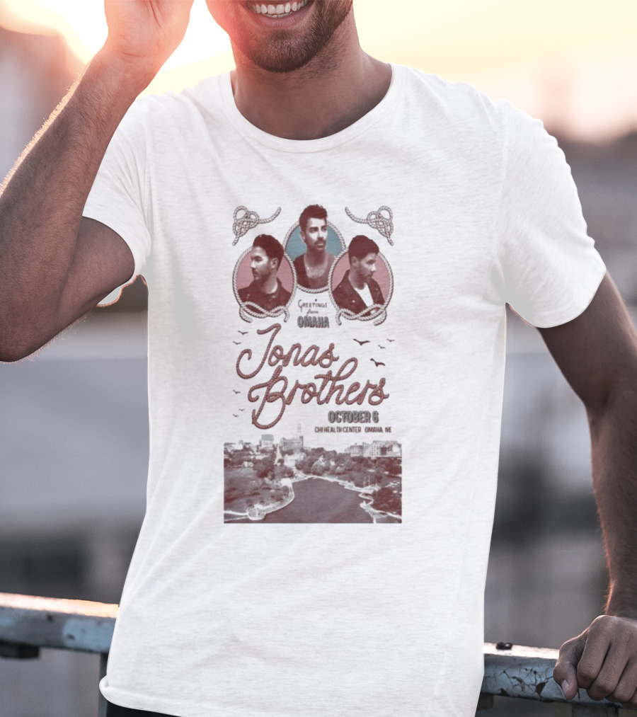 Jonas Brothers October 6 Chi Health Center Omaha NE Event T-Shirt