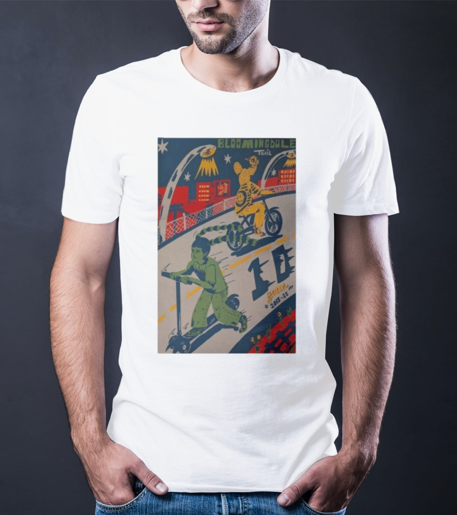 Bloomingdale Trail 10 Years 2015-25 Ramiro Huizar All Star Press Chicago T-Shirt