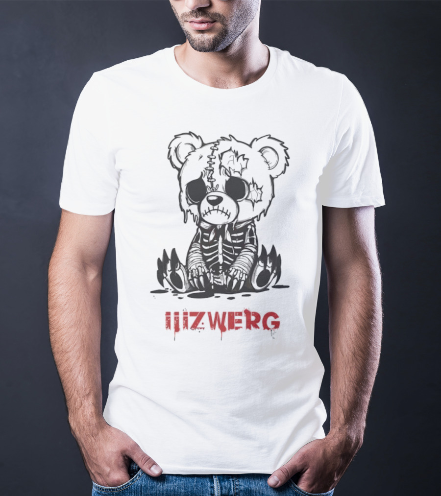 Sad Teddy Bear Iiizwerg Dark Aesthetic Toy Design T-Shirt