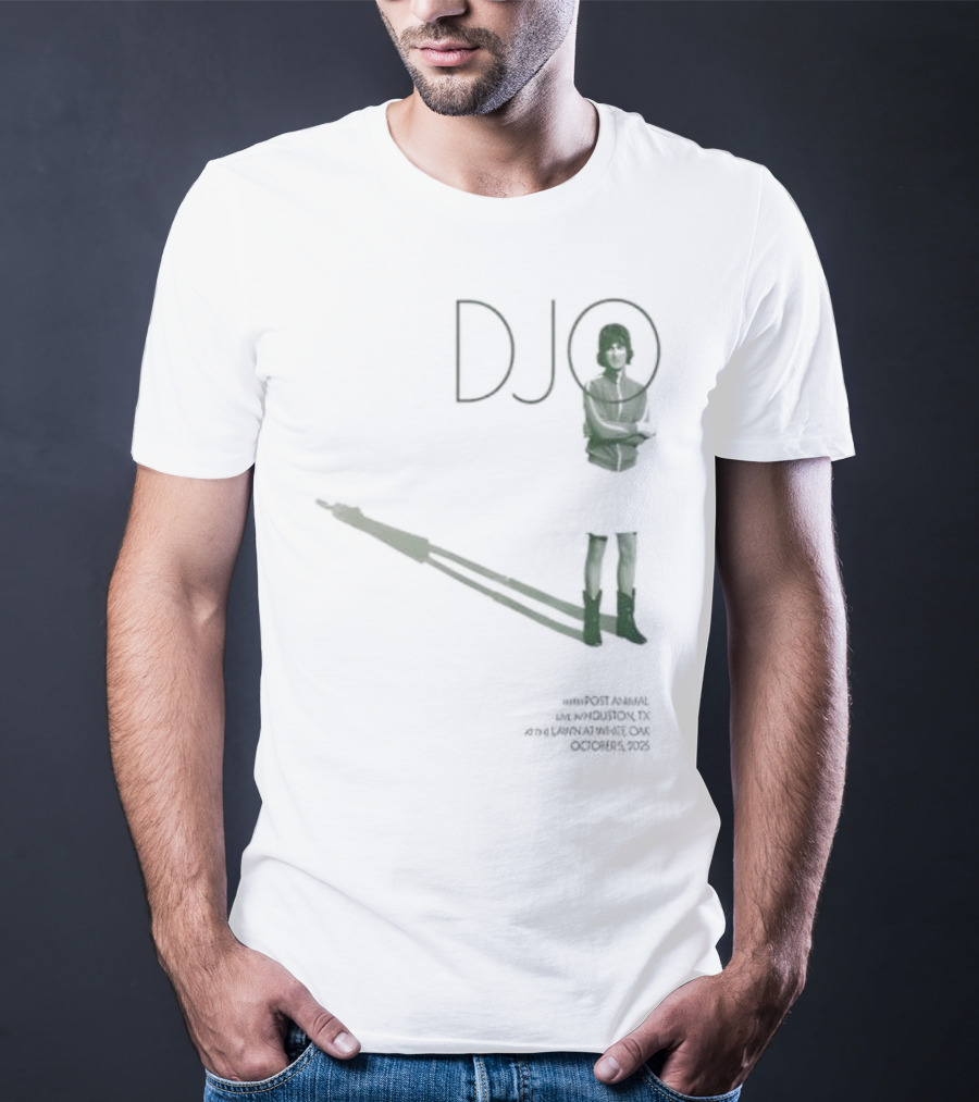 Djo White Oak Music Hall Lawn Oct 05 2025 Retro Style Performance Art T-Shirt