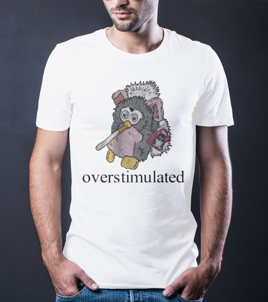 Emotionalclub Furby Overstimulated Smoking Toy Nostalgia T-Shirt