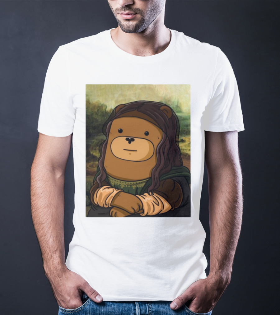 Figen.Eth Boi The Bear Mona Lisa Parody T-Shirt