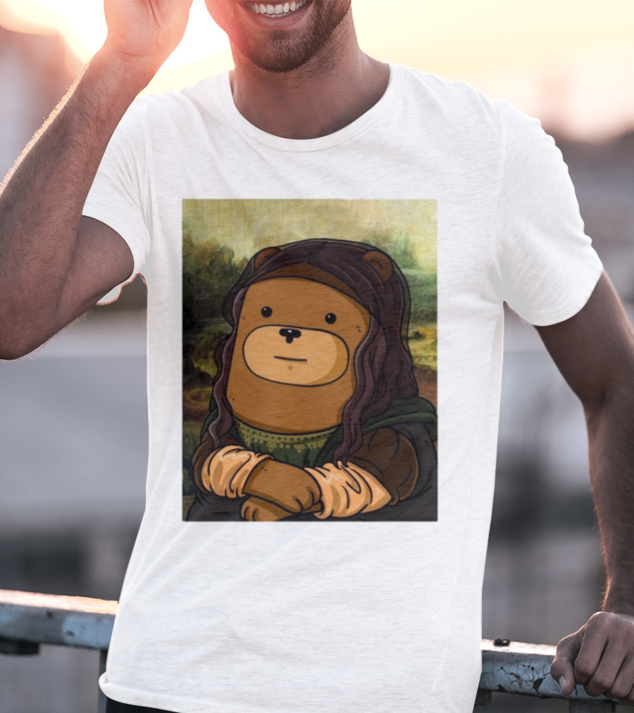 Figen.Eth Boi The Bear Mona Lisa Parody T-Shirt