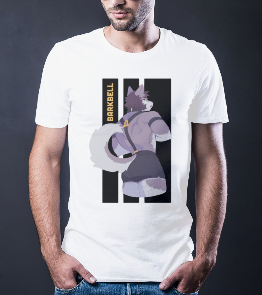 Barkbell Lycan Lifts Ringer Pump Cover Wolf Workout T-Shirt