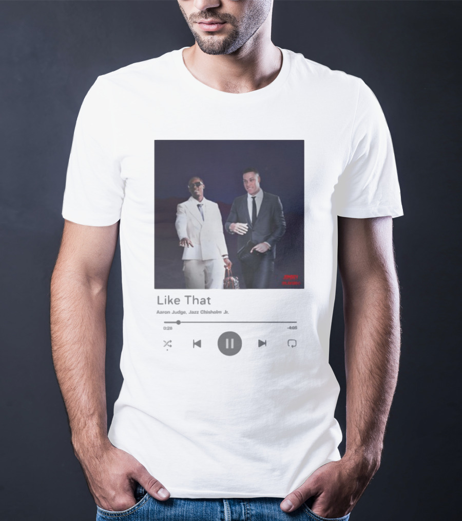 Janky Playlist Like That Aaron Judge Jr. T-Shirt