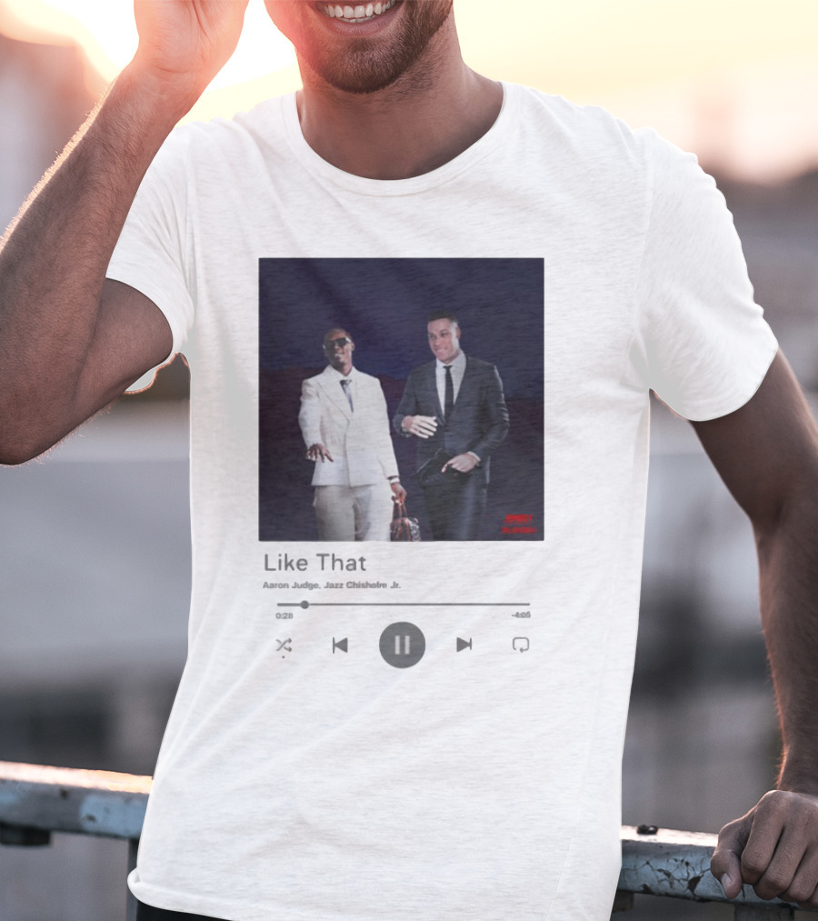 Janky Playlist Like That Aaron Judge Jr. T-Shirt