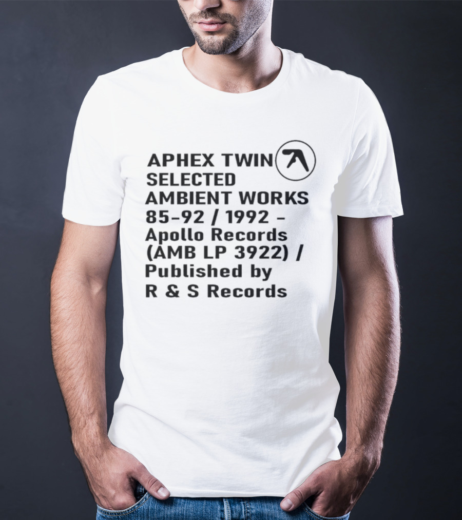Aphex Twin Selected Ambient Works 85-92 Avalon R&S Records T-Shirt