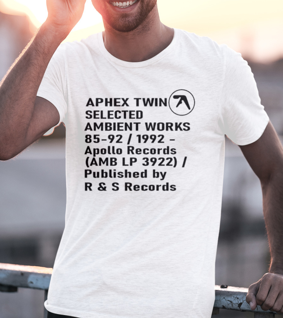 Aphex Twin Selected Ambient Works 85-92 Avalon R&S Records T-Shirt