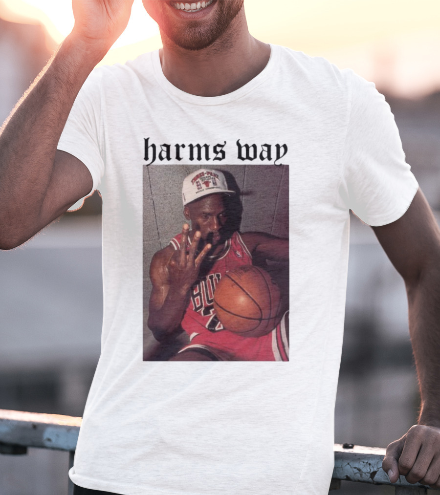 Harm's Way Bulls Basketball Legend 23 Championship Tribute T-Shirt