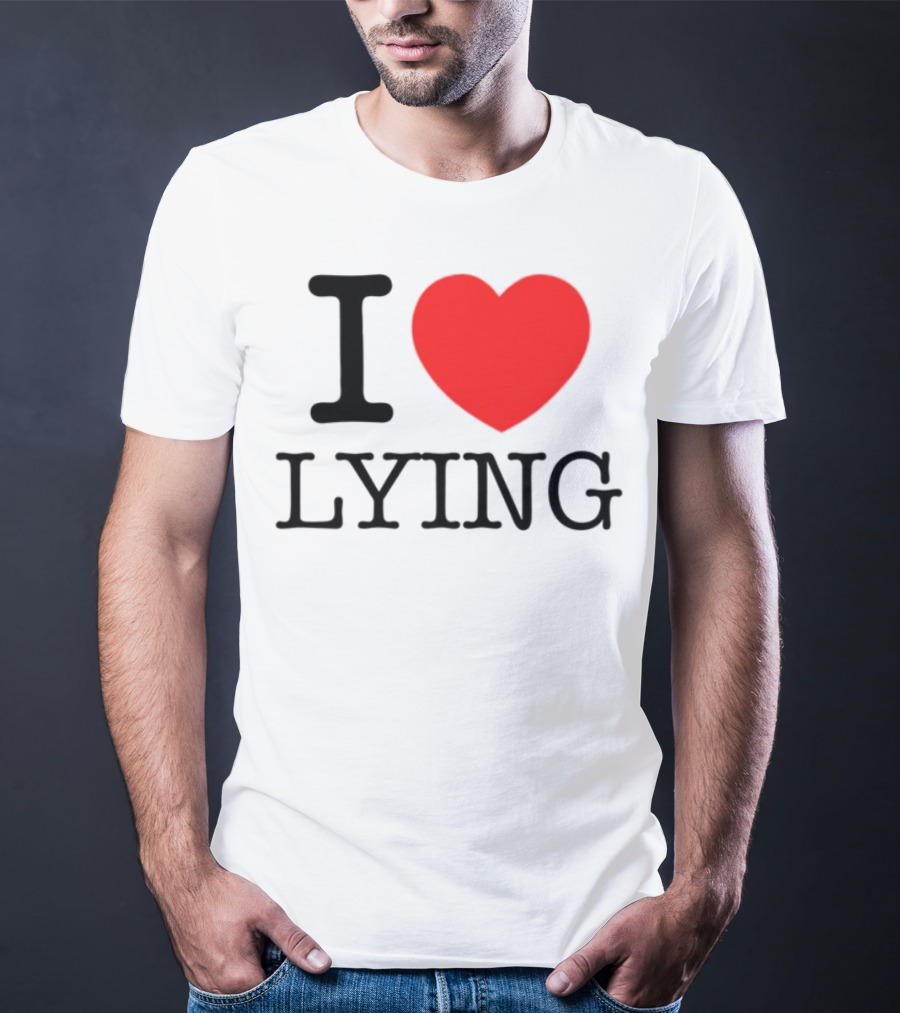 Premi Sterlin I Heart Lying Bold Statement T-Shirt