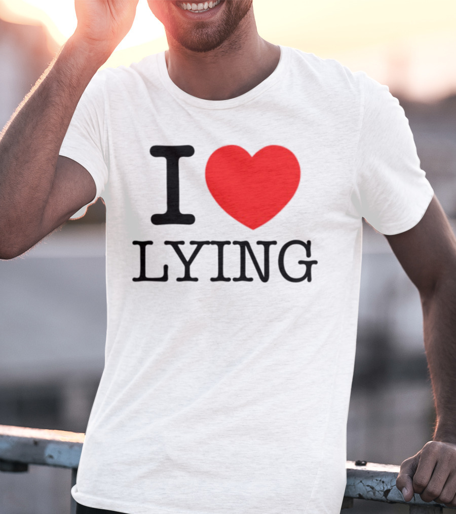 Premi Sterlin I Heart Lying Bold Statement T-Shirt