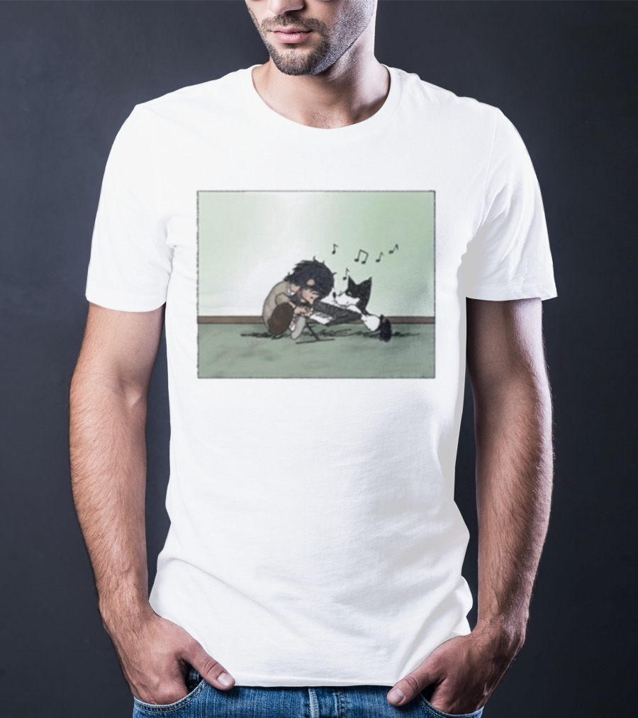 Alex G Playing Piano With Snoopy Peanuts Scene T-Shirt