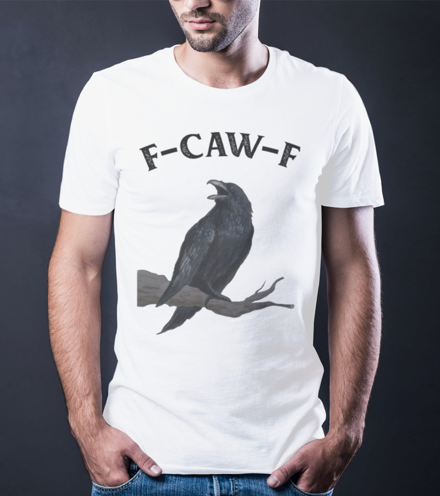 F-CAW-F Raven Bird Crowd T-Shirt
