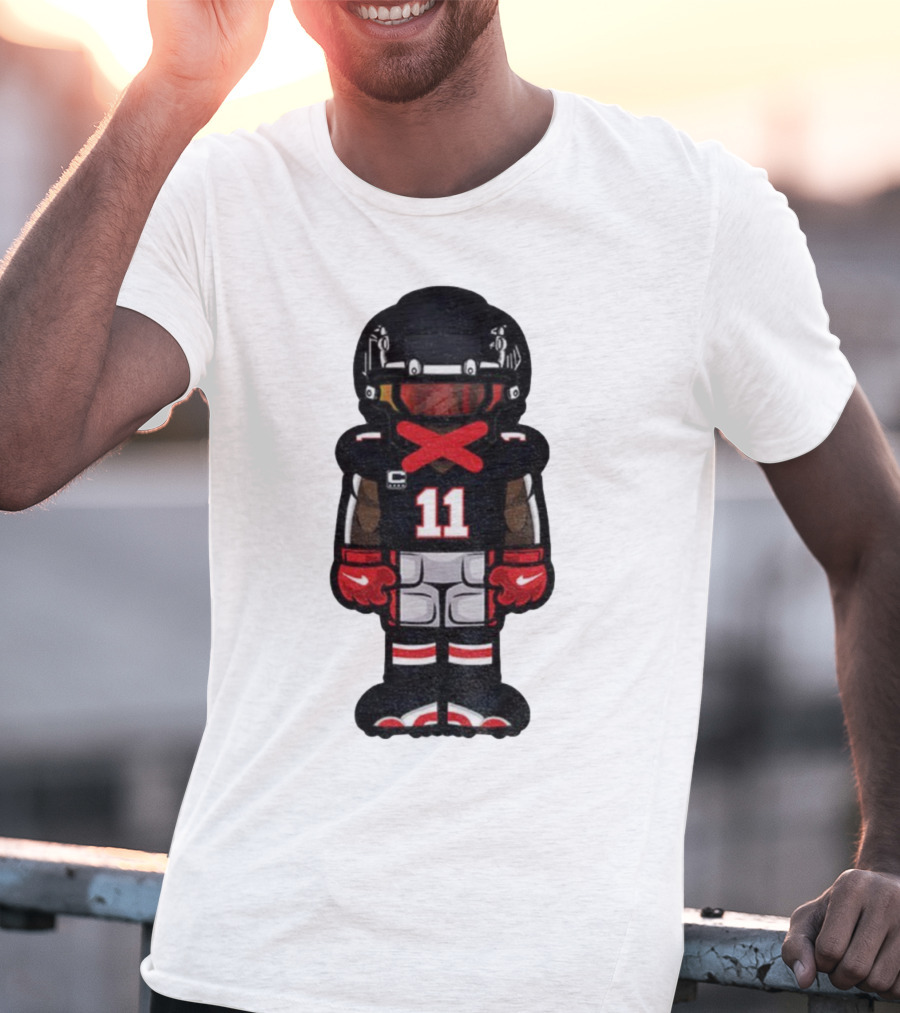 Julio Jones Cartoon Atlanta Falcons NFL 2025 T-Shirt