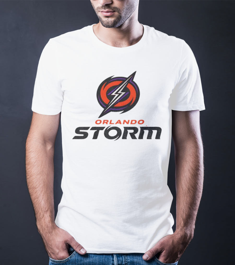 Orlando Storm 2025 Electric Symbol Crest T-Shirt