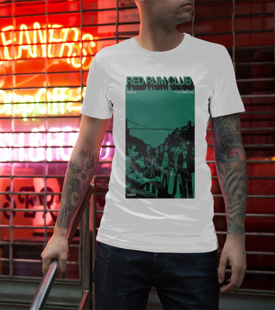 Red Rum Club Bristol Trinity 7th October 2025 Concert T-Shirt