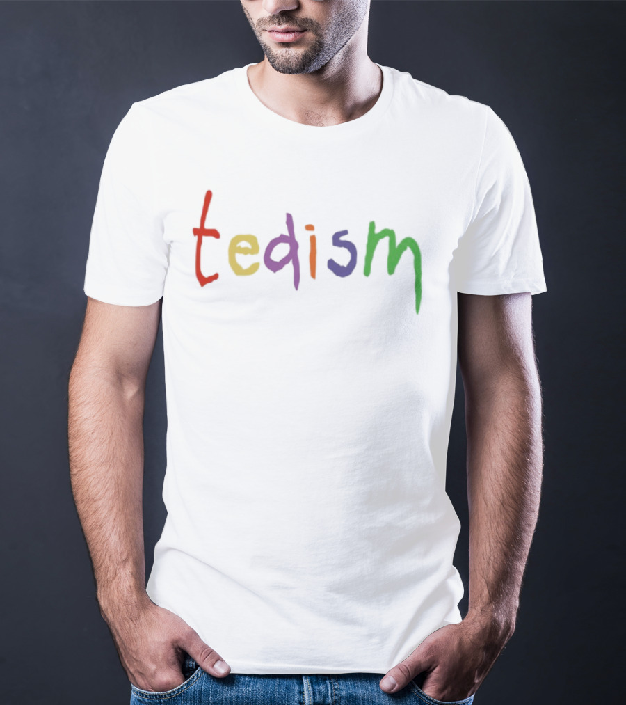 Tedism Colorful Rainbow Letters T-Shirt