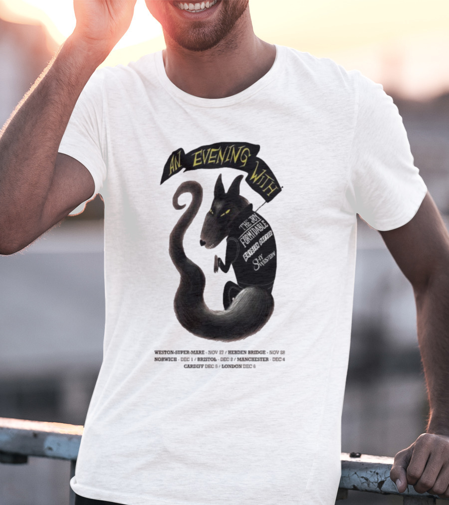 An Evening With The Joy Formidable UK Tour 2025 Weston-Super-Mare Clevedon Bridge Norwich Bristol Manchester Cardiff London T-Shirt