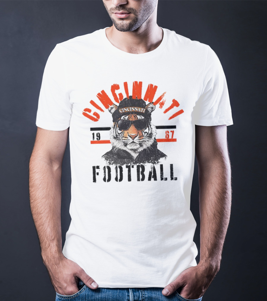 Cincinnati Tiger 1967 Football T-Shirt