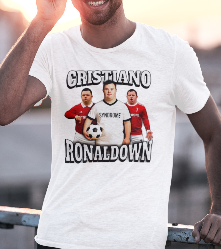 Cristiano Ronaldown Syndrome Graphic T-Shirt
