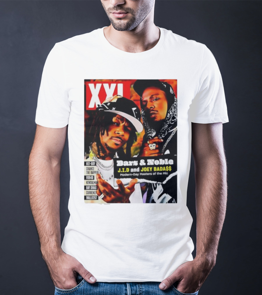 XXL Magazine JID Joey Badass Bars & Noble Modern-Day Masters Of The Mic T-Shirt