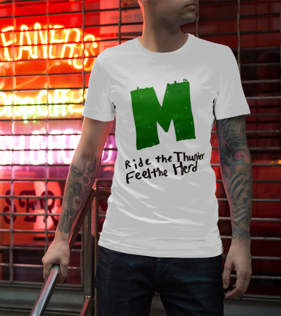 Moorpark Musketeers Ride The Thunder Feel The Herd T-Shirt
