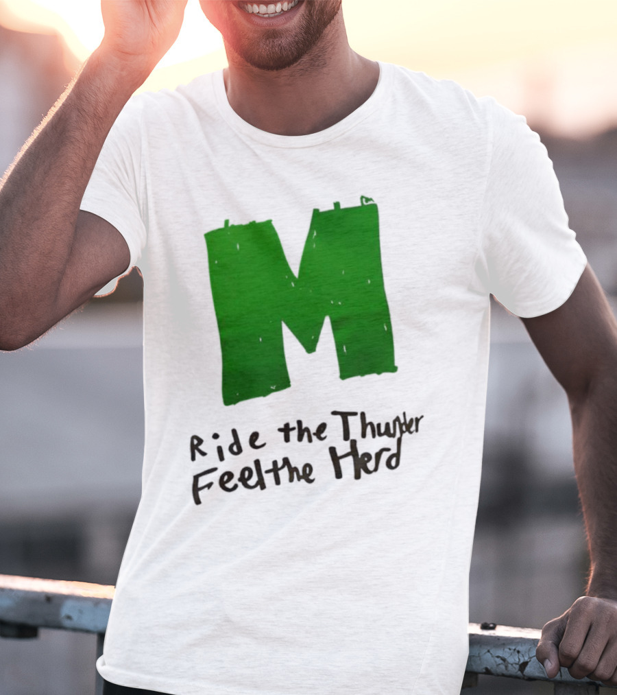 Moorpark Musketeers Ride The Thunder Feel The Herd T-Shirt