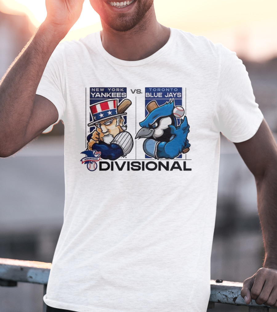 New York Yankees Vs Toronto Blue Jays American League Divisional 2025 T-Shirt