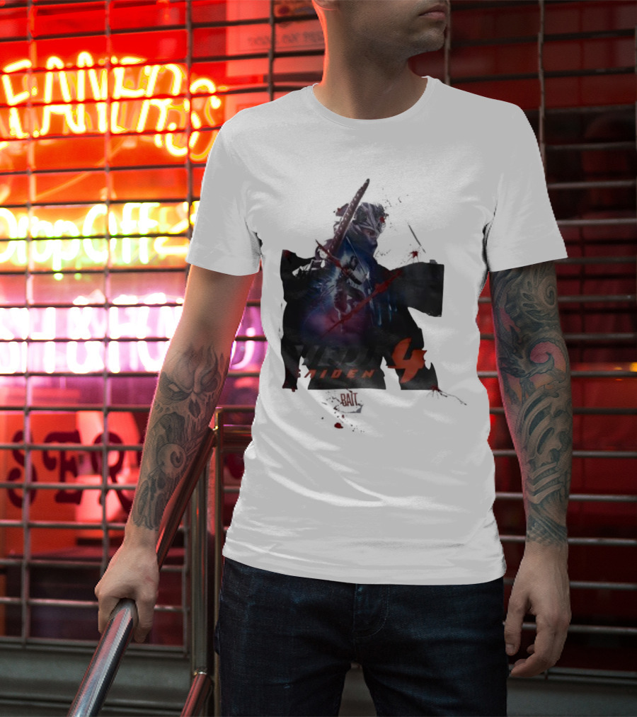 Ninja Gaiden 4 Bait Collaboration Warrior Sword Action T-Shirt