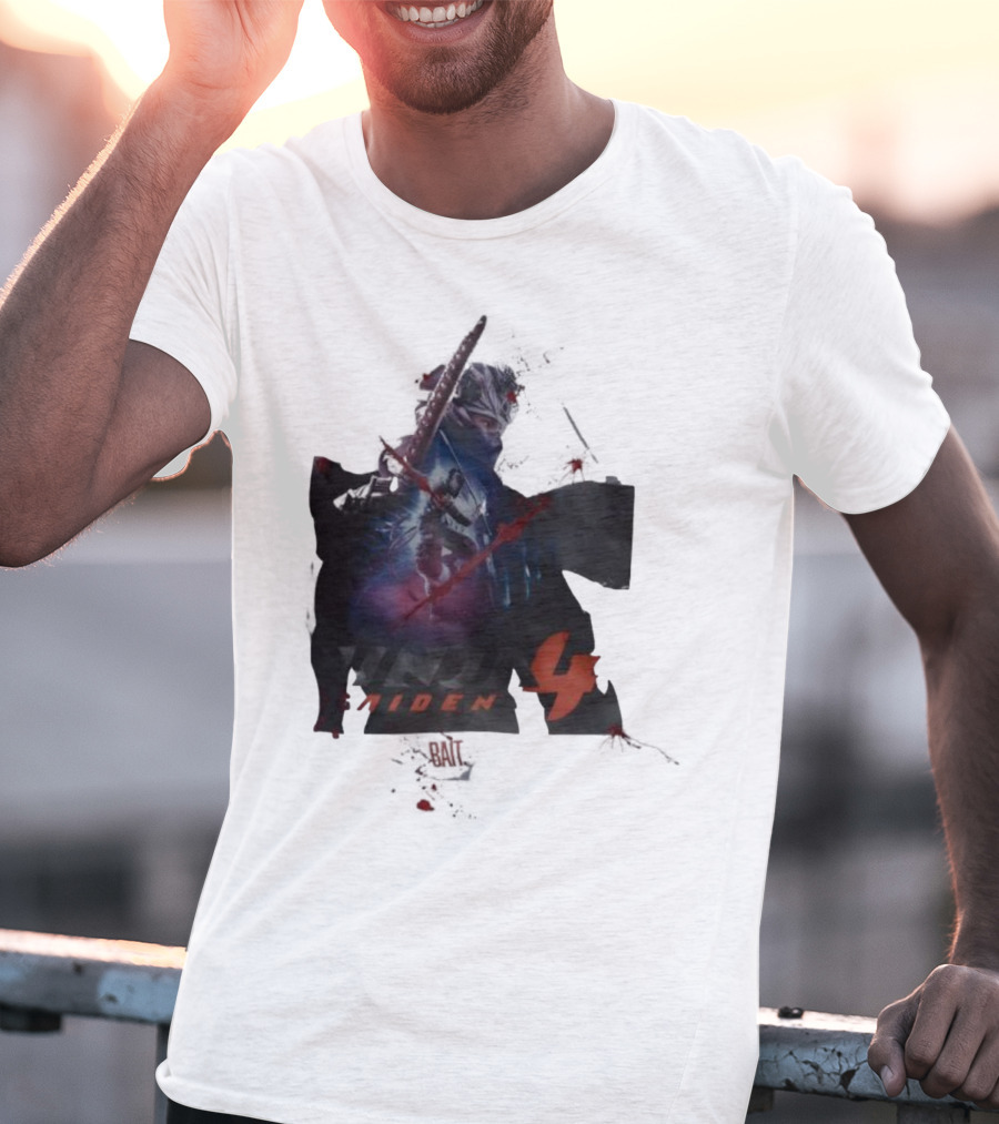 Ninja Gaiden 4 Bait Collaboration Warrior Sword Action T-Shirt