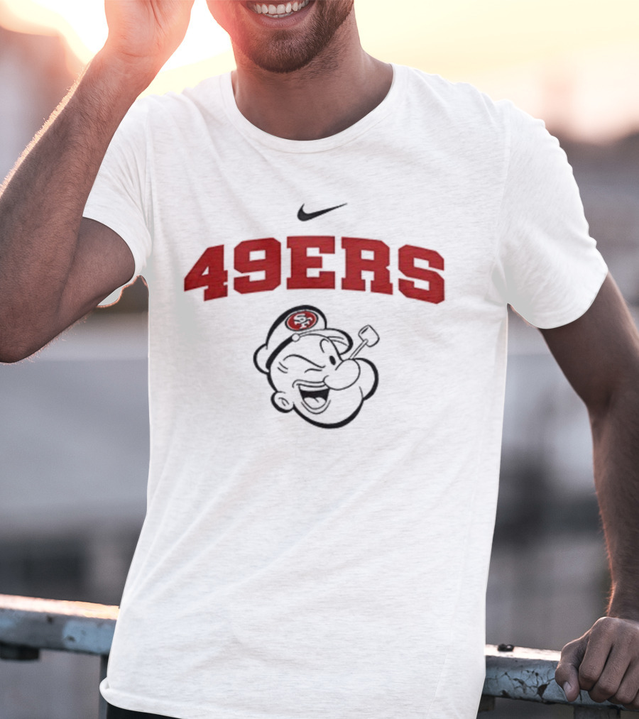 San Francisco 49ers Nike Popeye I Yam What I Yam T-Shirt