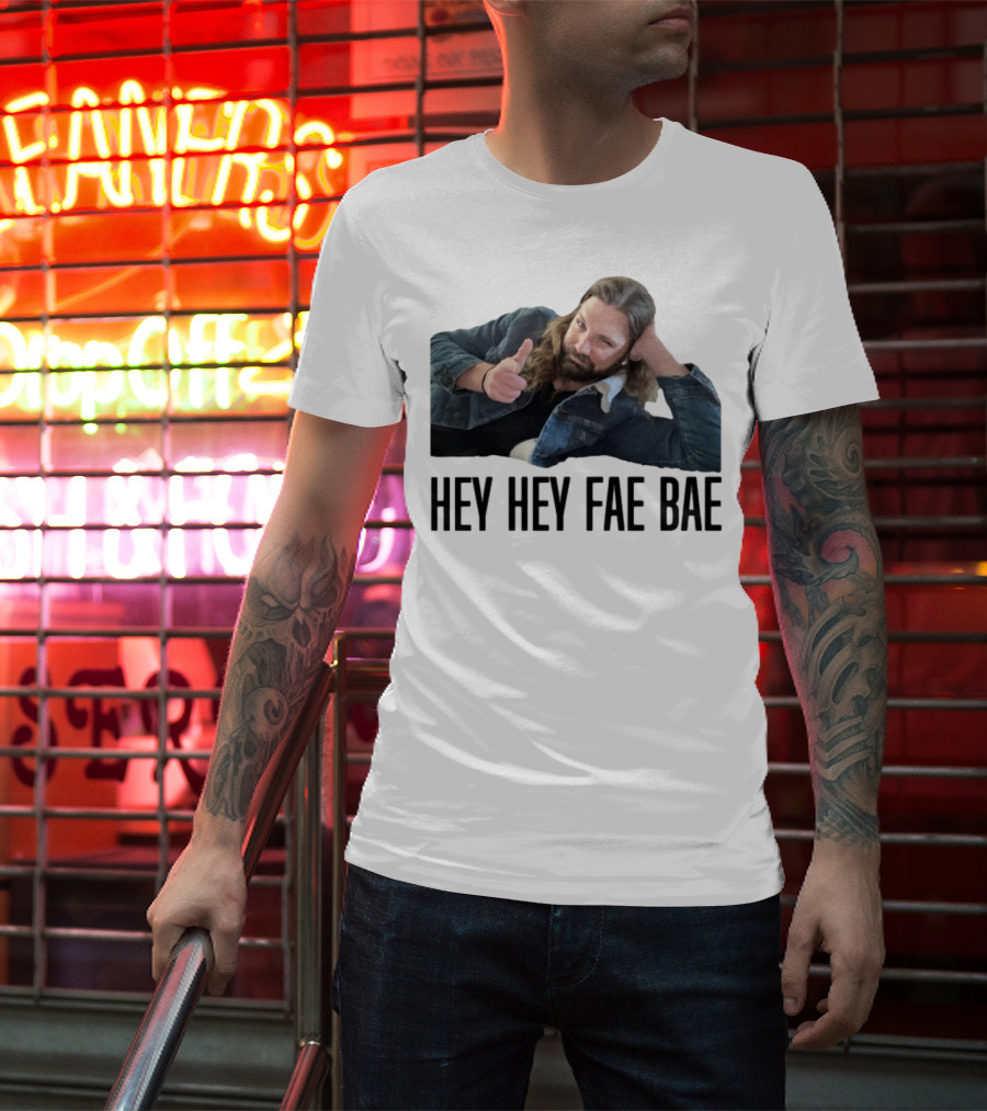 Hey Hey Fae Bae Denim Pose T-Shirt